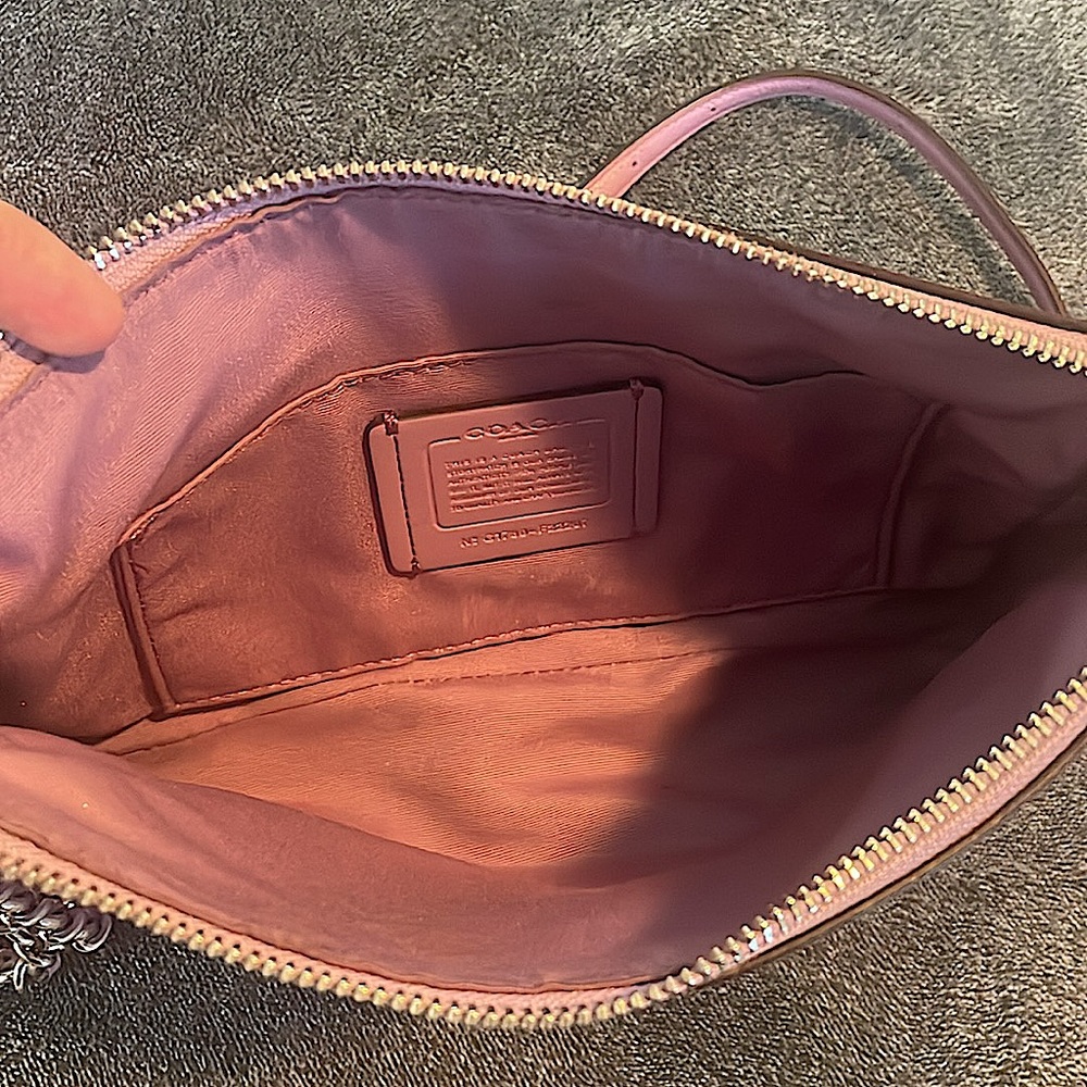 Purple Coach purse - Picture 3 of 5